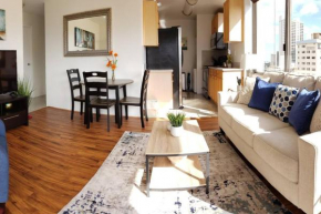 Ocean view 1 bedrm, free parking, walk to beach